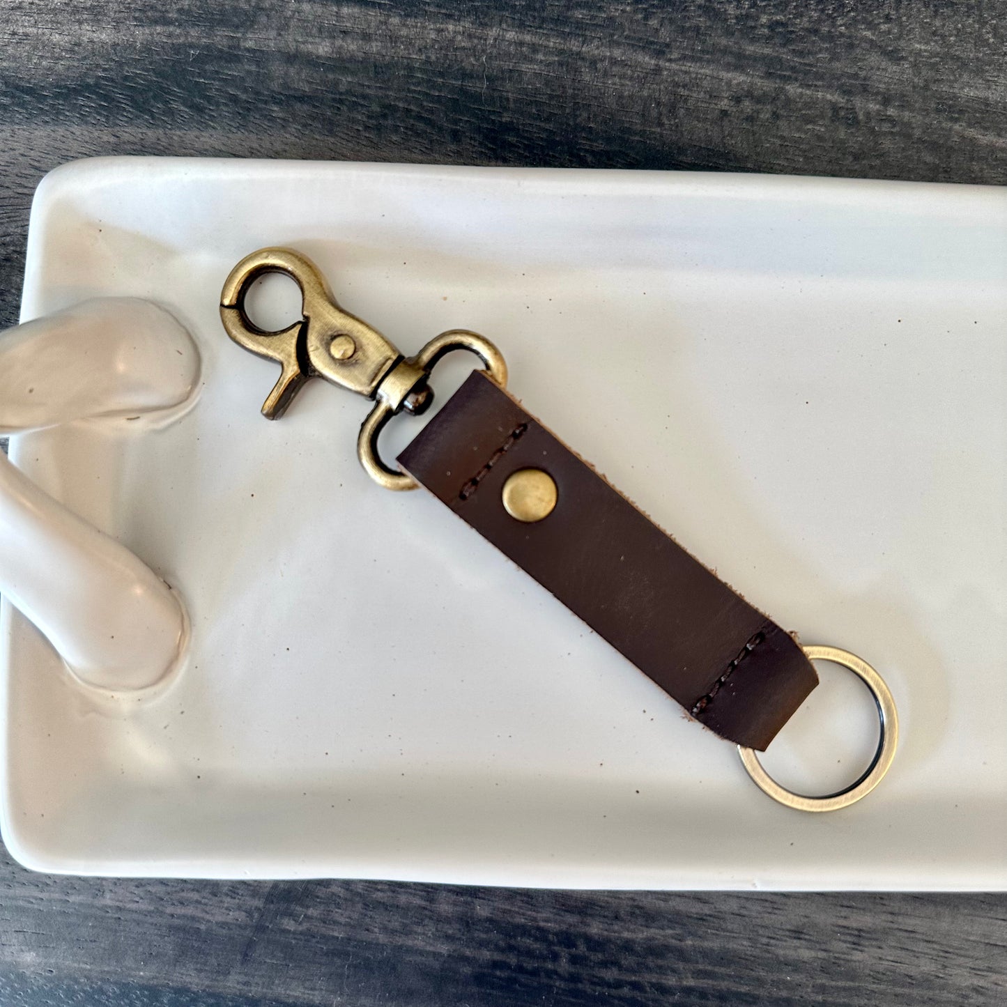 Leather Keychain
