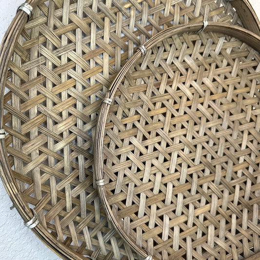 Woven Bamboo Tray