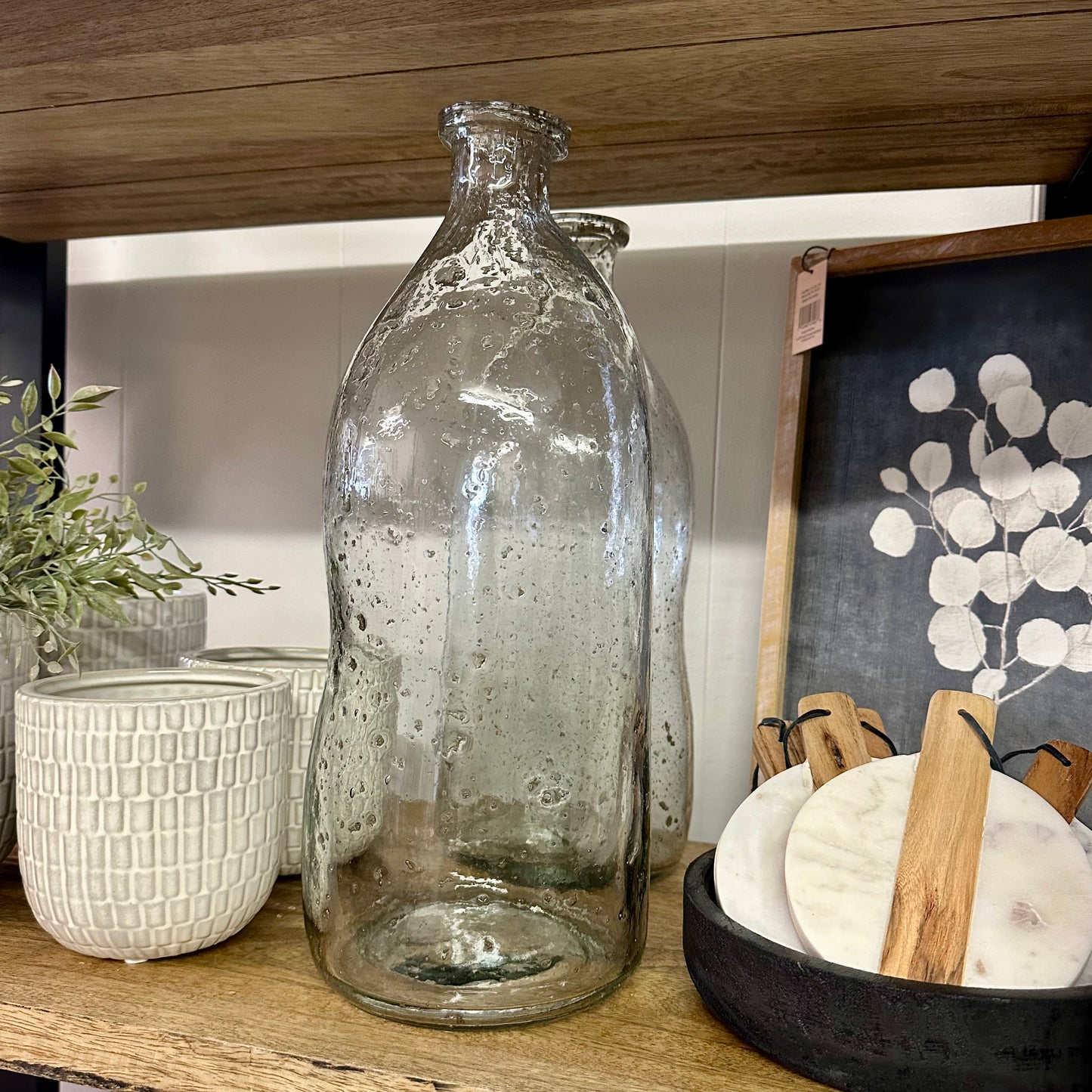 Seeded Glass Vase