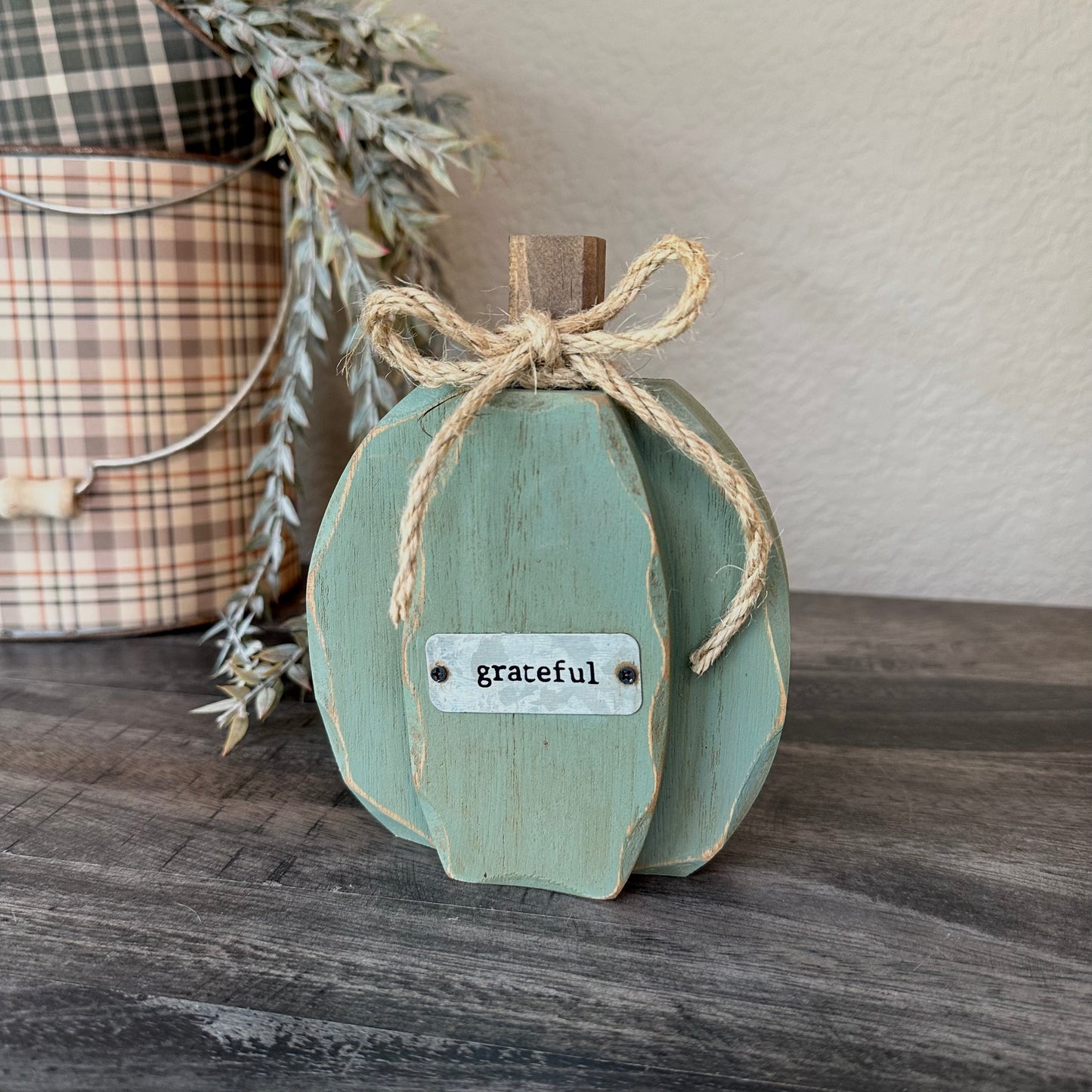 Grateful Wood Pumpkin