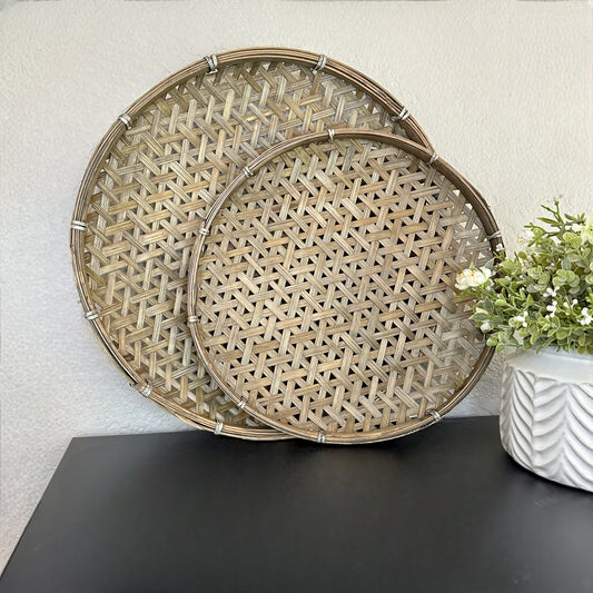 Woven Bamboo Tray