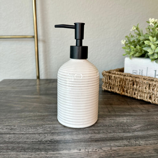 Stripe Soap Pump