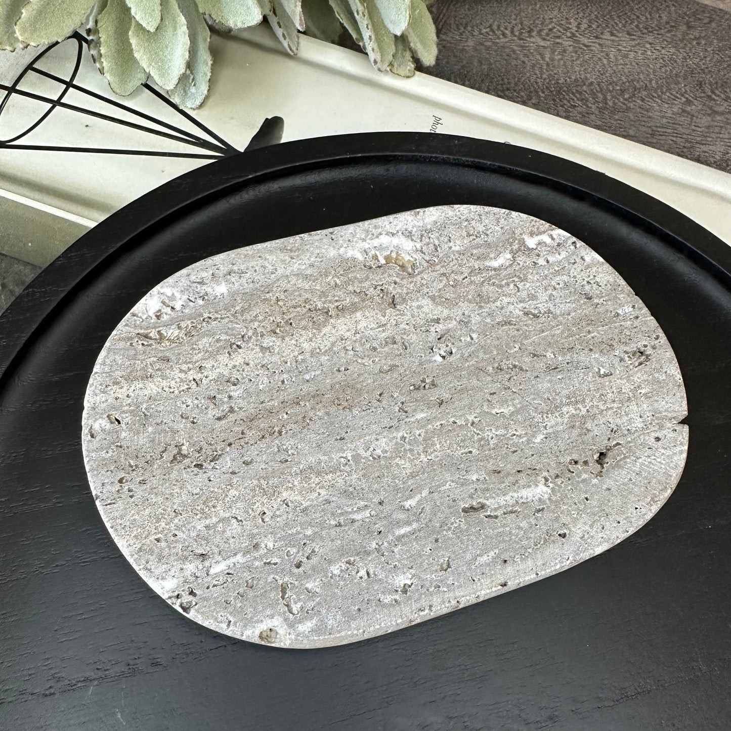 Travertine Soap Dish