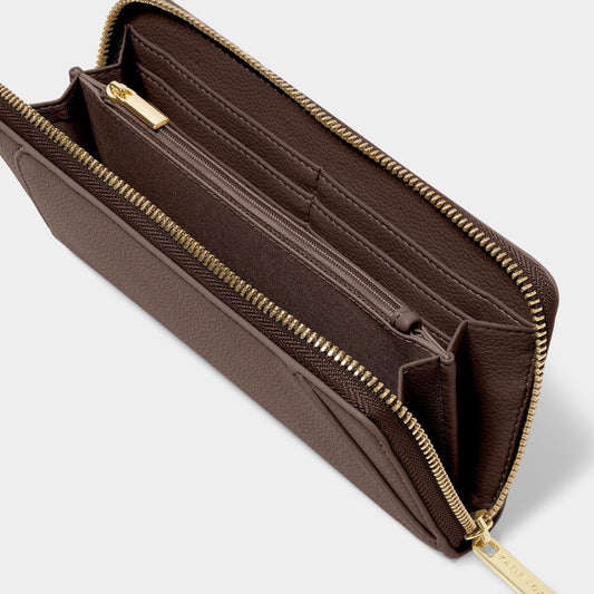 Katie Loxton | Hana Wallet- Chocolate
