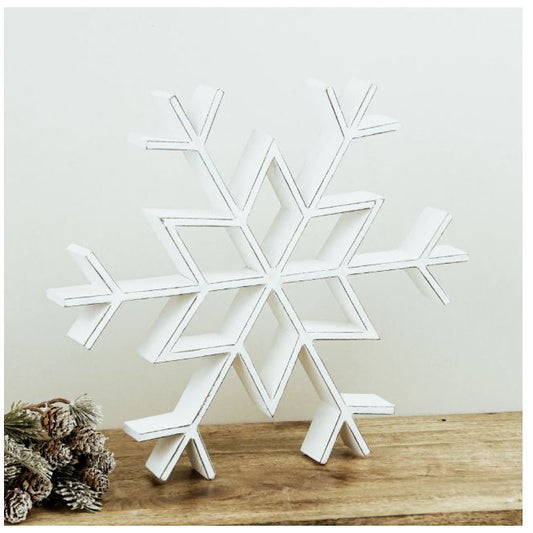 Whitewash Snowflake