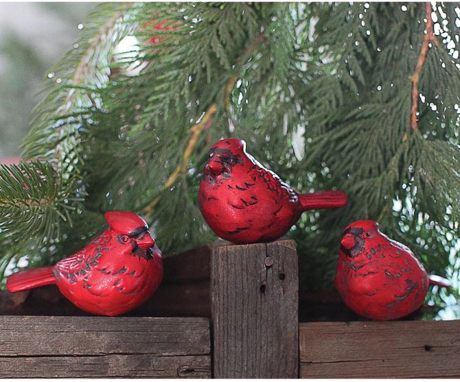 Ceramic Red Cardinal