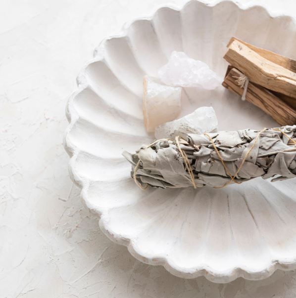 Scalloped Wood Bowl
