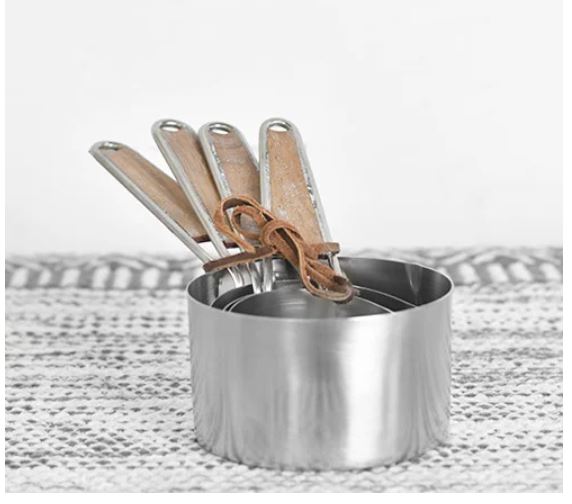 S/4 Stainless Measuring Cups