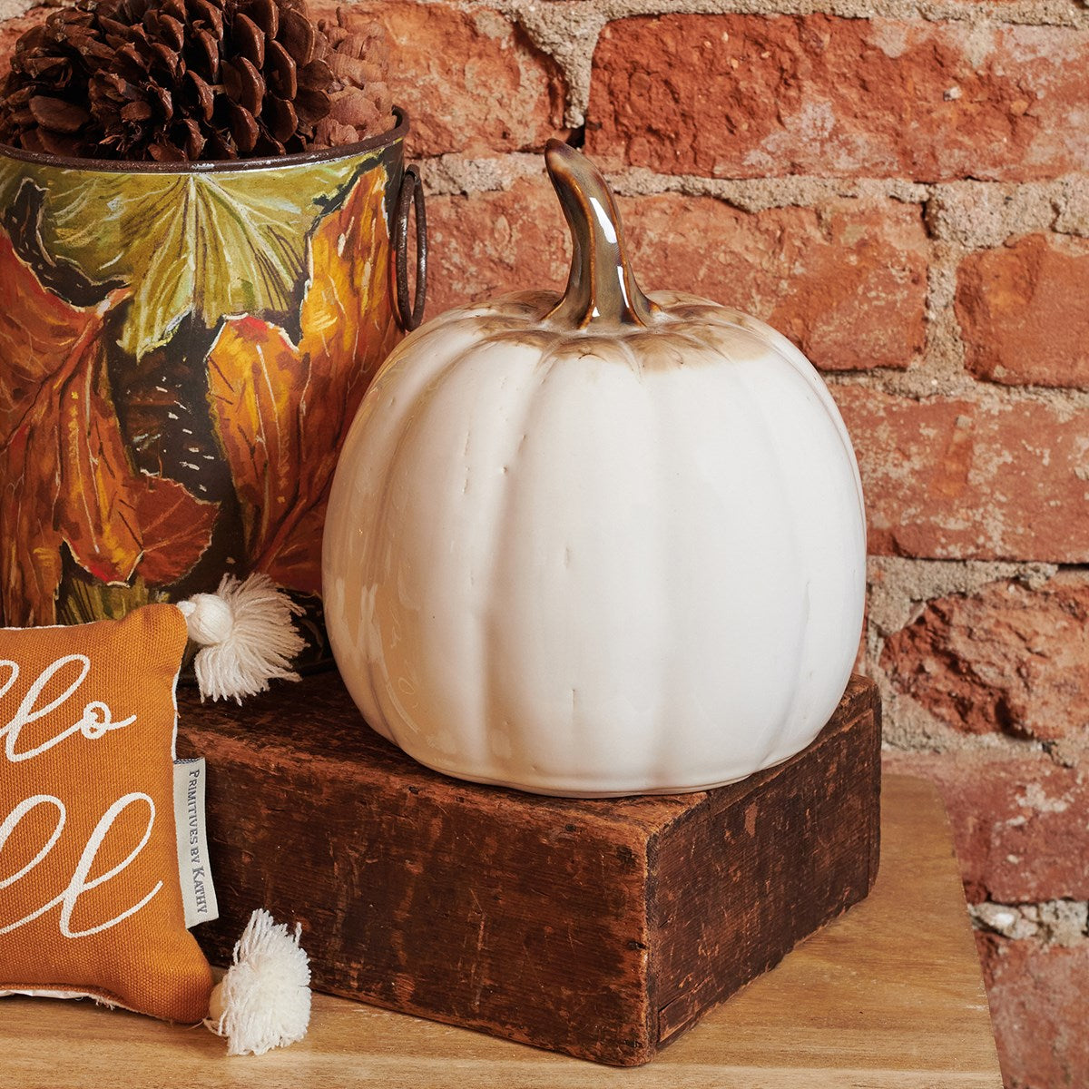 Stoneware Pumpkin