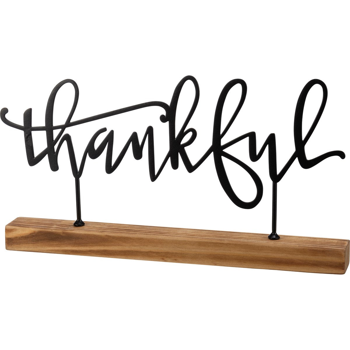 Metal Thankful Sign