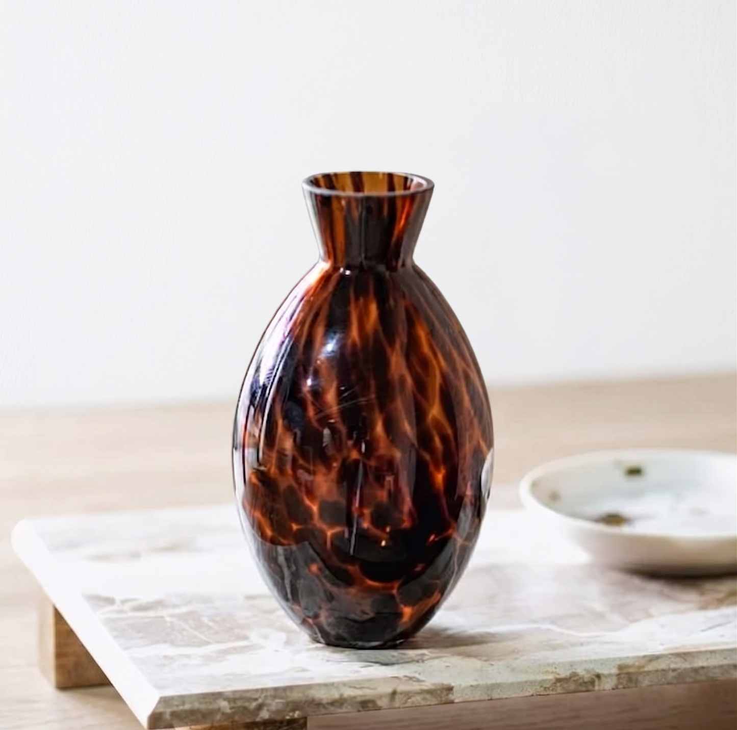 Tortoise Glass Vase