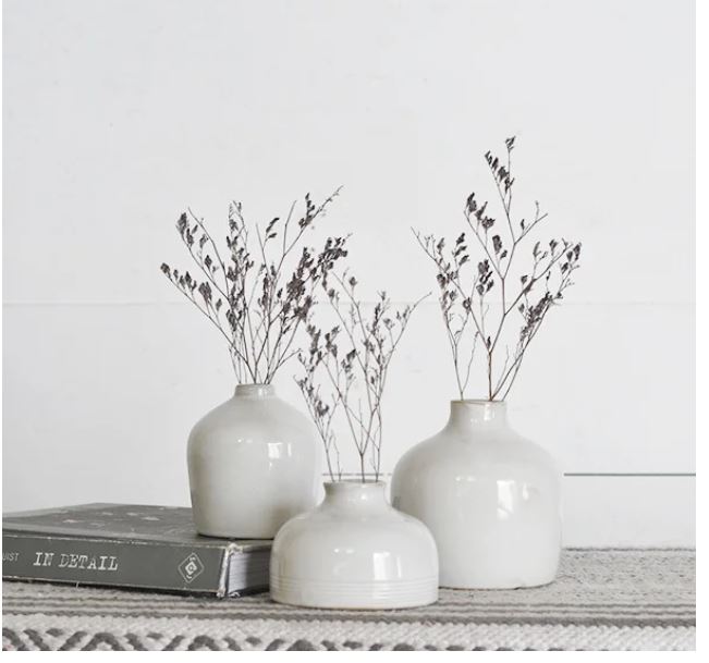 White Bud Vase