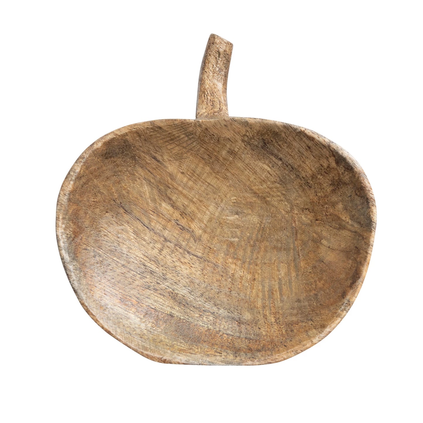 Wood Pumpkin Dish
