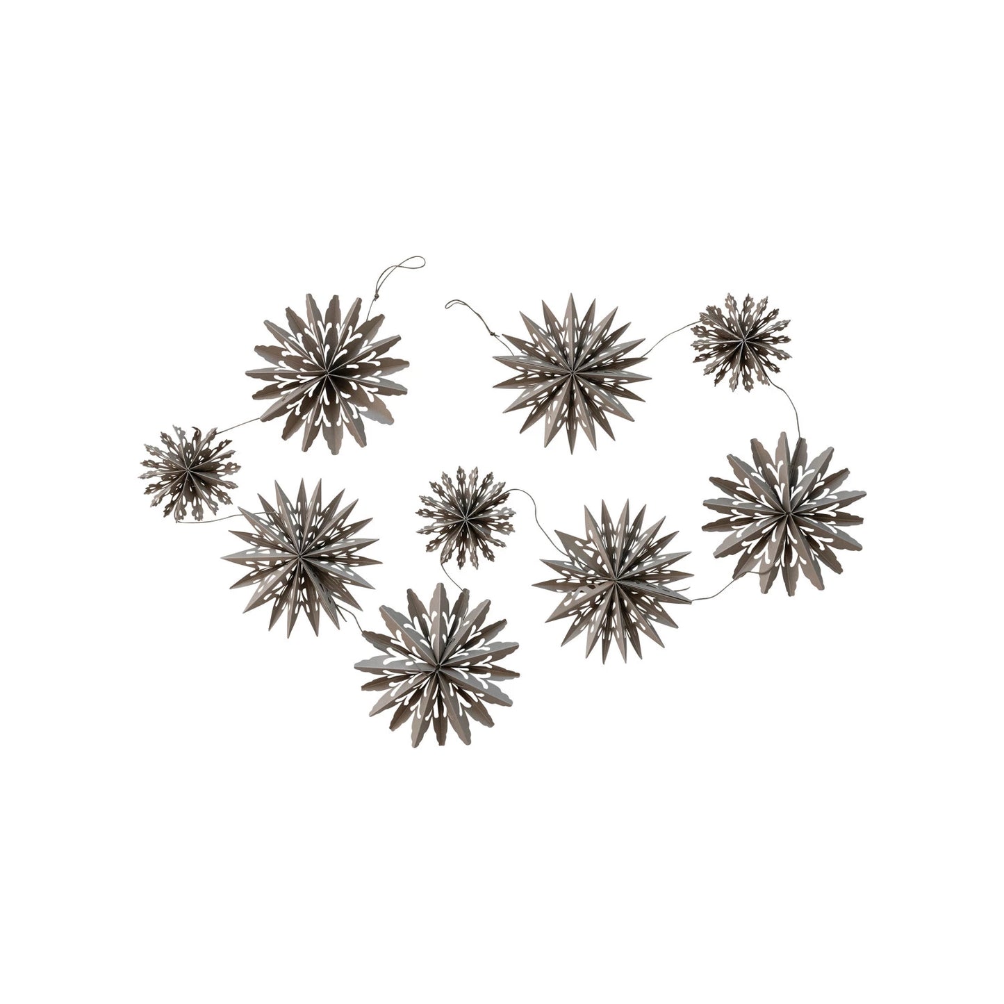 Paper Snowflake Garland