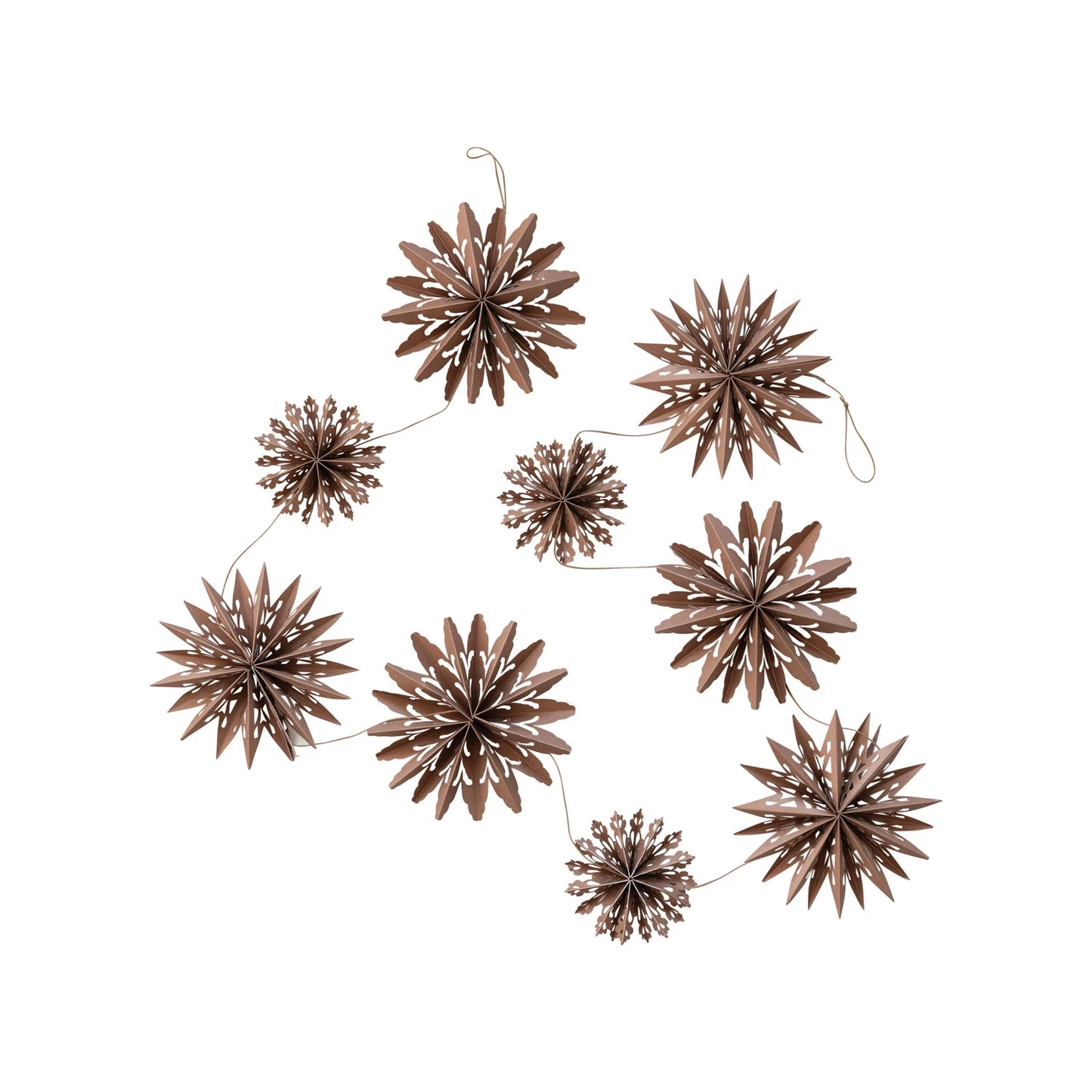 Paper Snowflake Garland