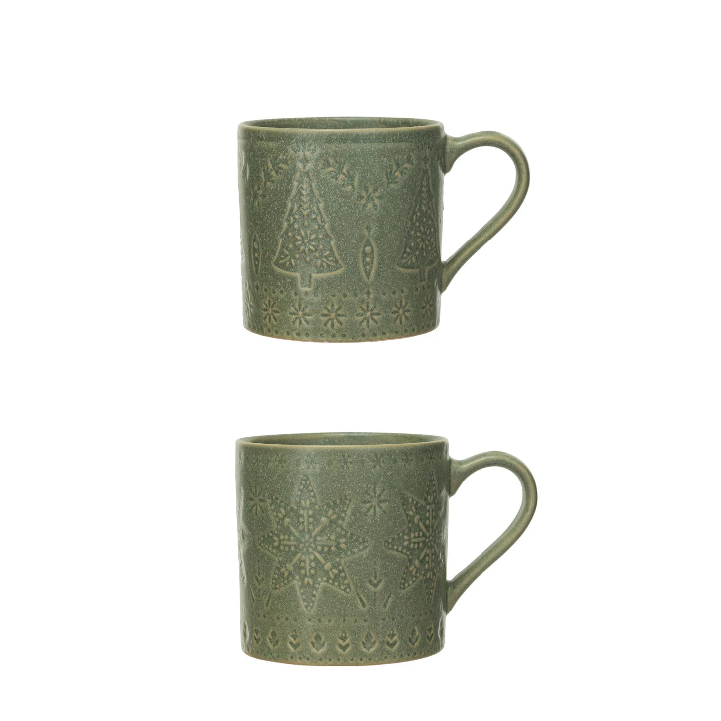 Holiday Stoneware Mug | Green