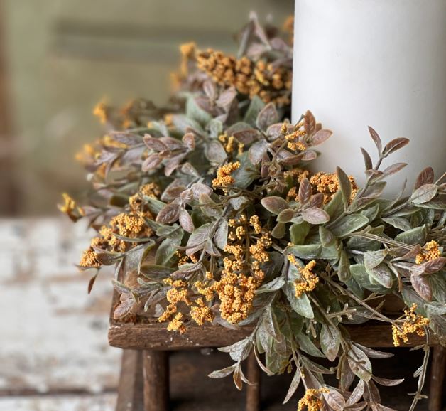 Golden Buds Candle Ring