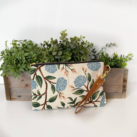 Summer Floral Wristlet