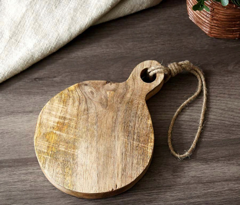 Round Wood Trivet