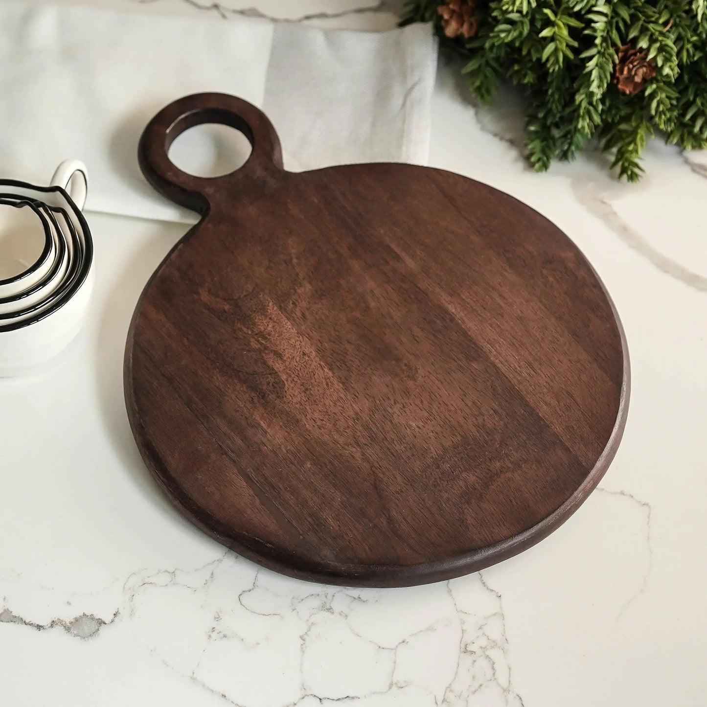 Round Mango Wood Board