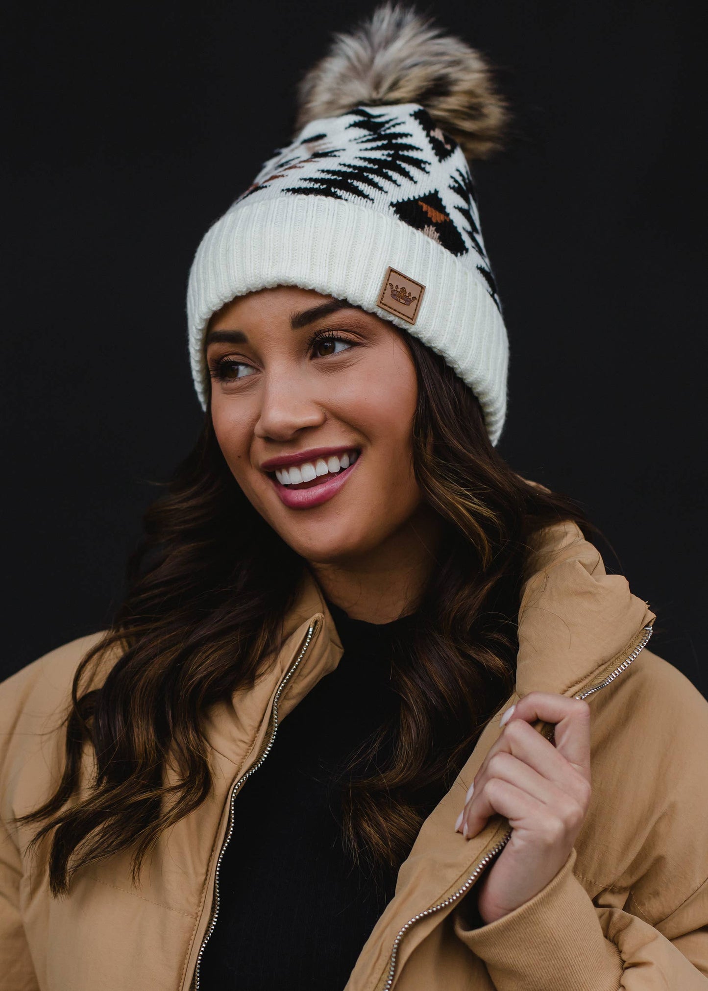 Black & Rust Tribal Hat