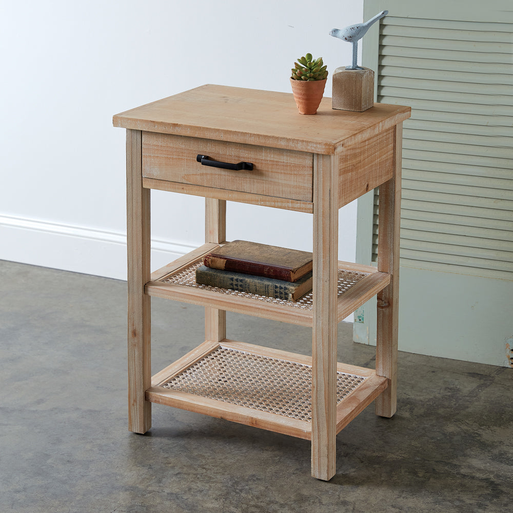 Cane End Table