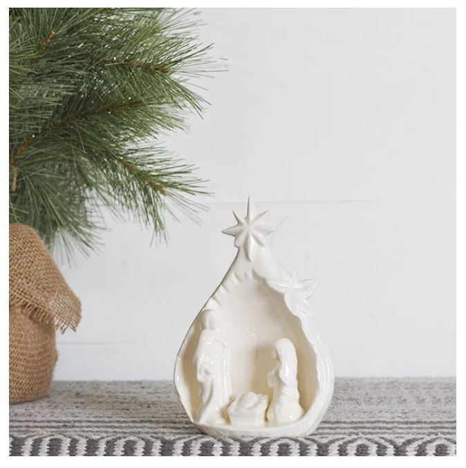 Ceramic Nativity Scene