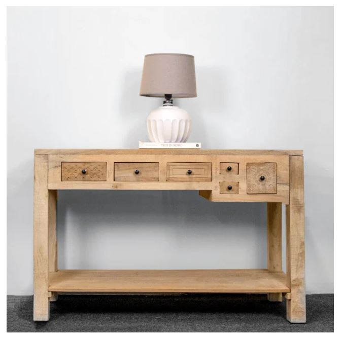 Wood Console Table