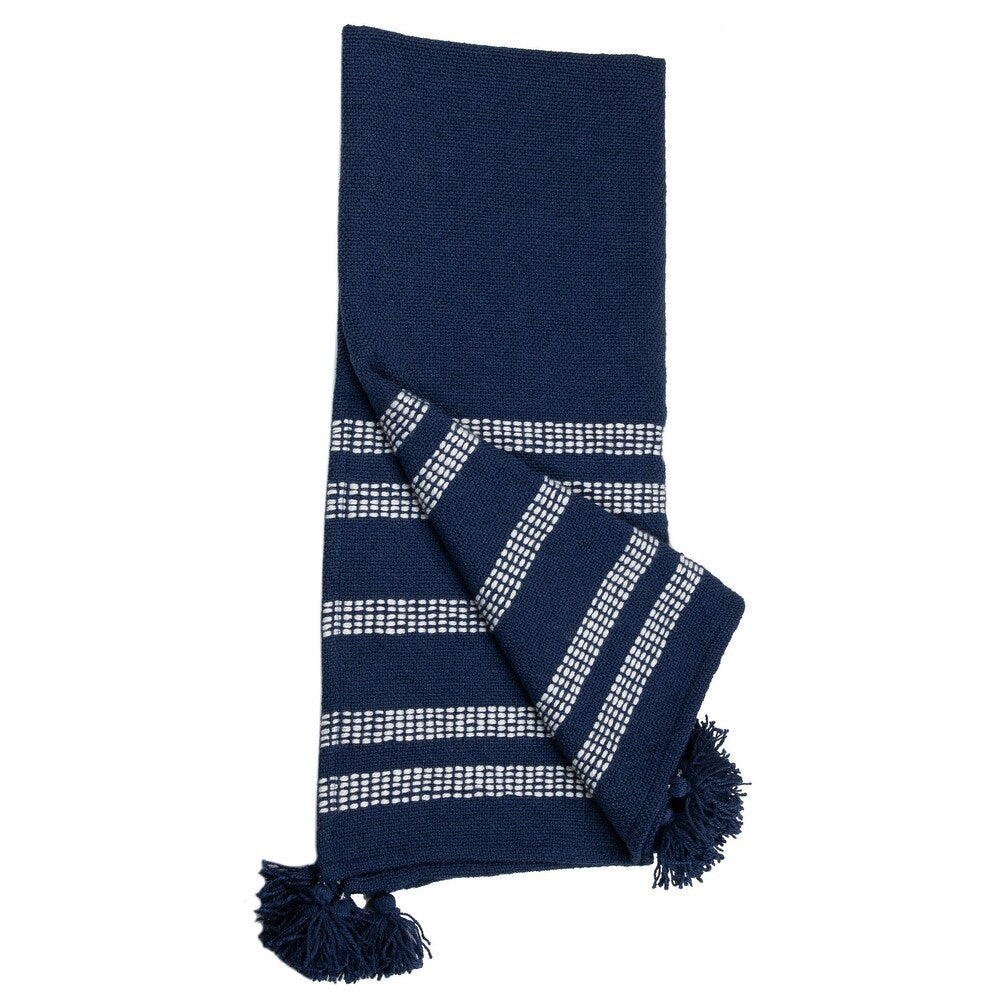 Dylan Navy Throw