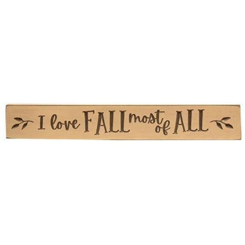 I Love Fall Sign
