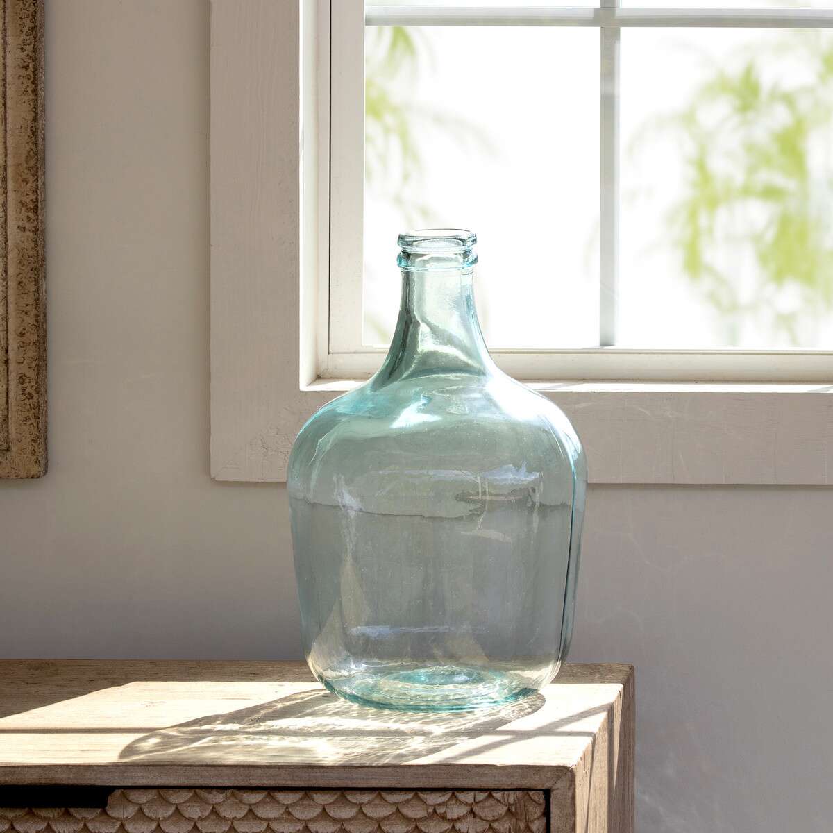 Blue Glass Jug