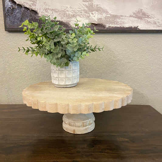 Scalloped Riser Tray