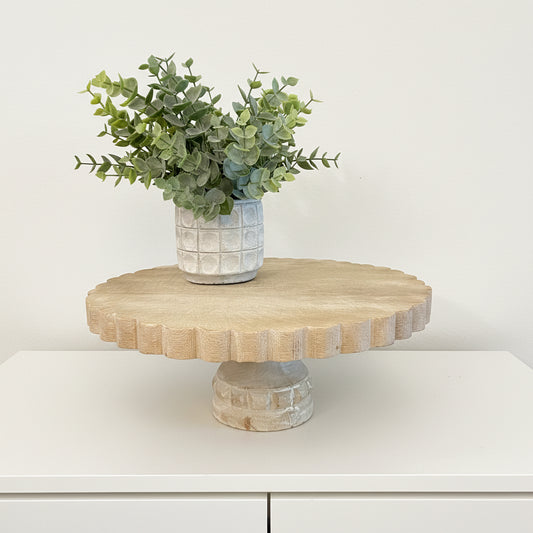 Scalloped Riser Tray