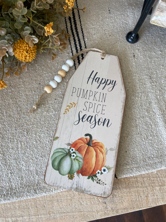 Fall Tag Sign