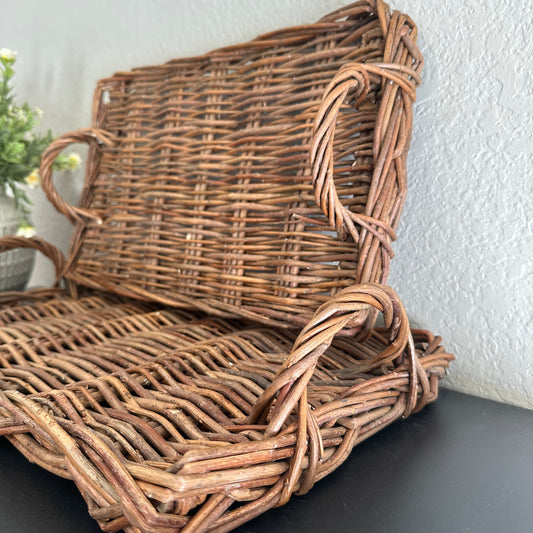 Wicker Basket Tray