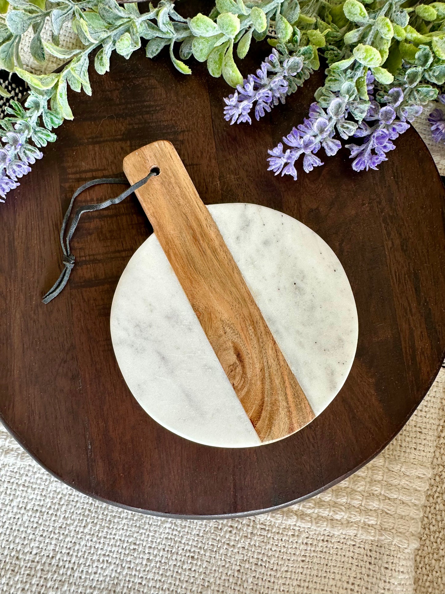 Marble/Wood Display Board