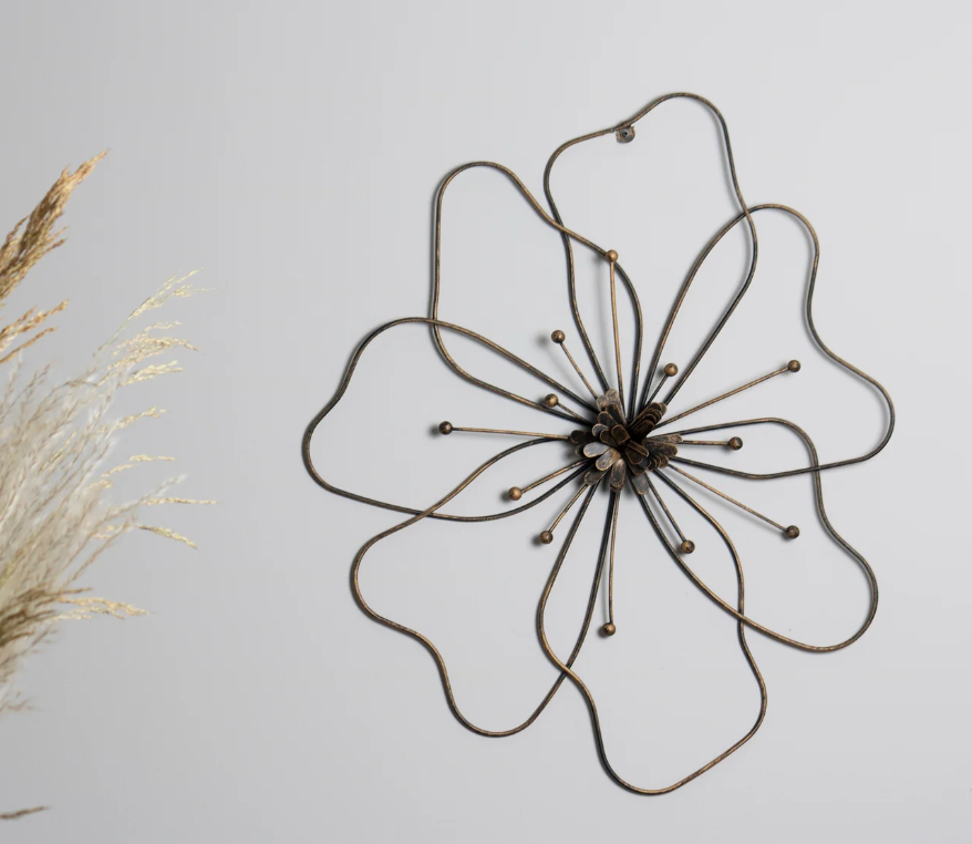 Poppy Metal Flower