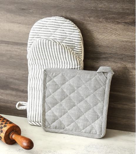 Gray Pot Holder Set
