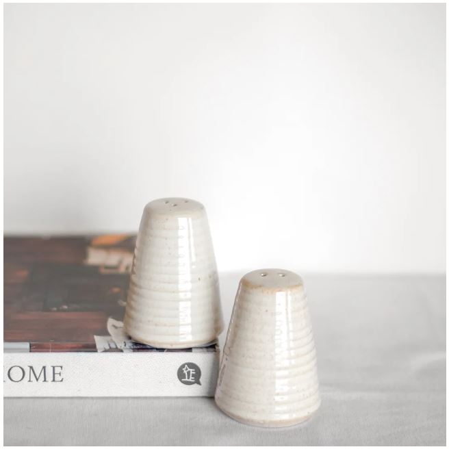 Stripe Salt and Pepper Set