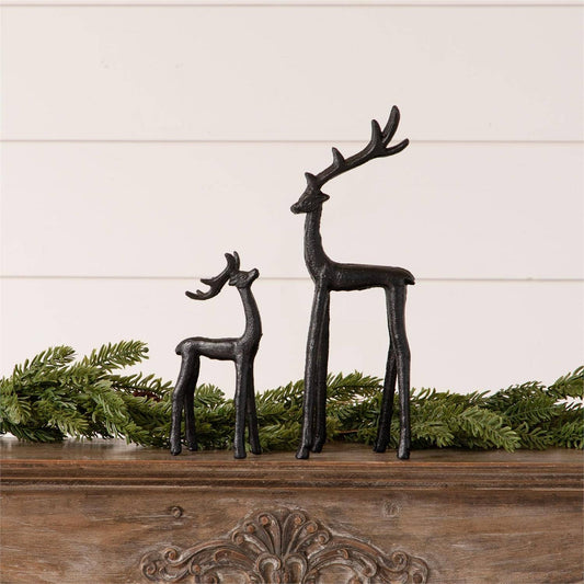 Sculpted Metal Reindeer