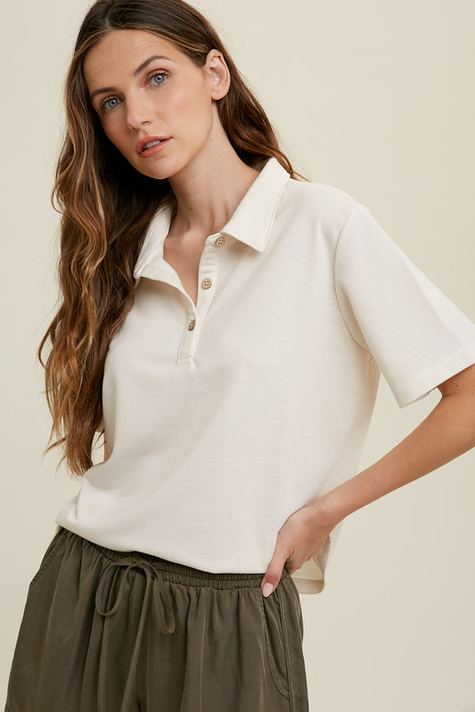 June Collared Top