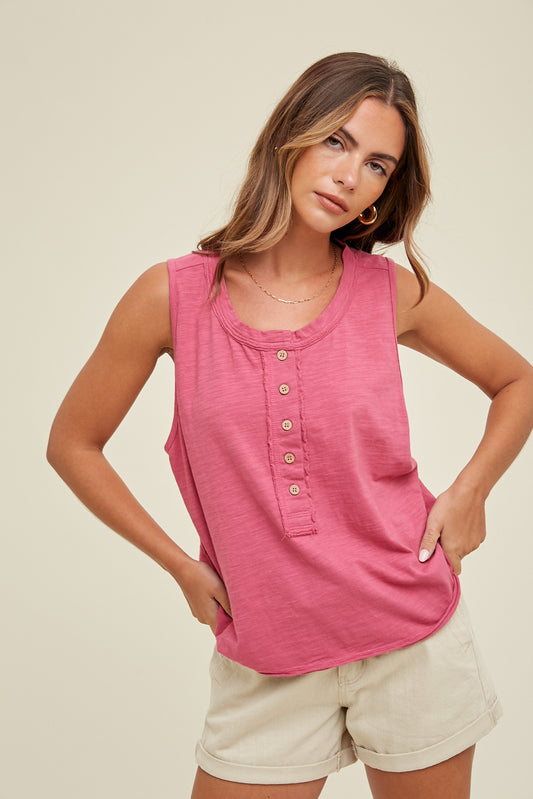 Sonia Button Tank