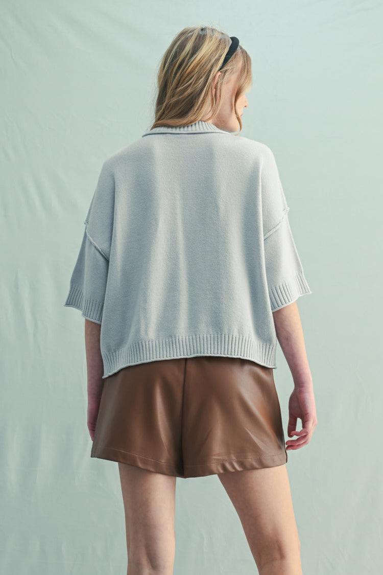 Pebble Short Sleeve Sweater