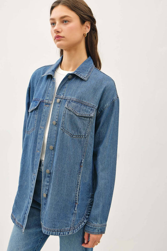 Denim Tencel Jacket