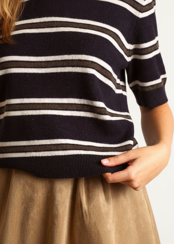 Poppy Stripe Sweater