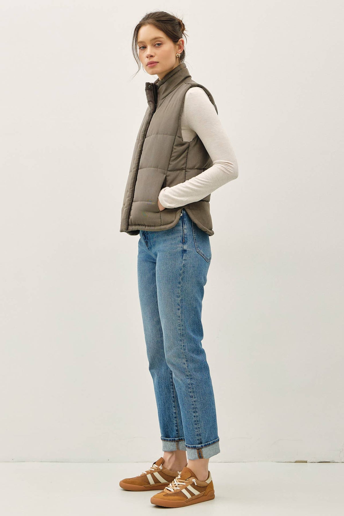 Carley Zipper Vest