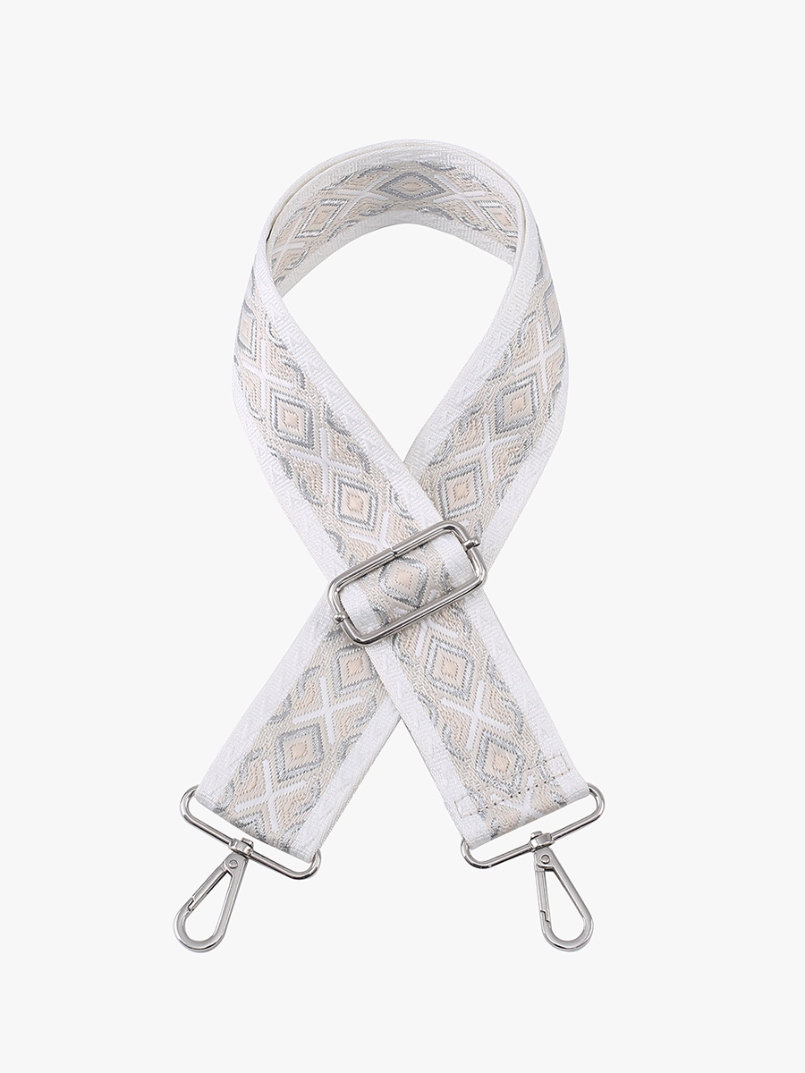 Gray Pattern Guitar Strap