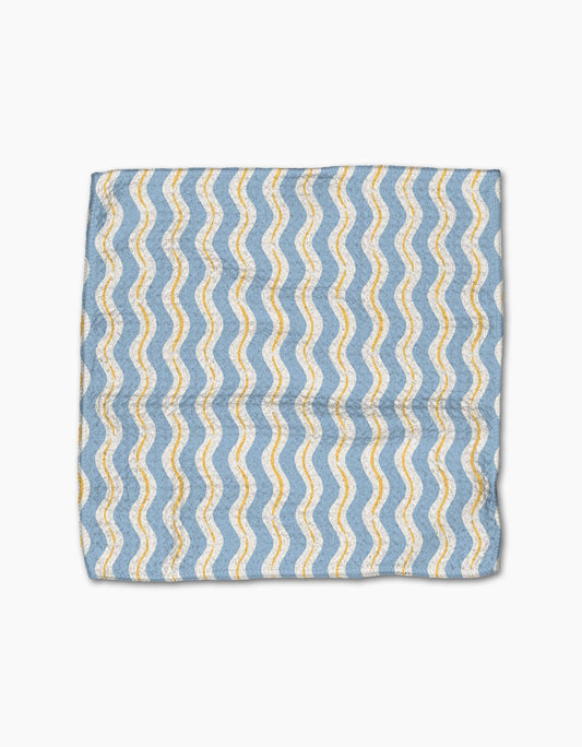 S/3 Lemon Waves Dishcloth Set