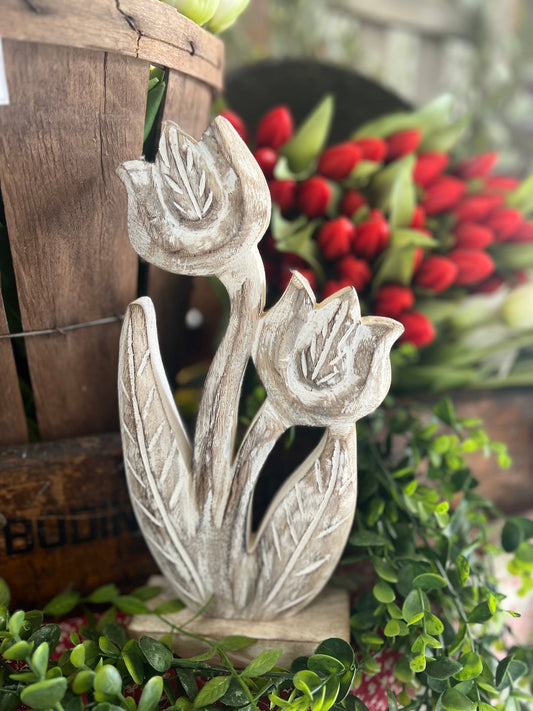 Wood Tulips