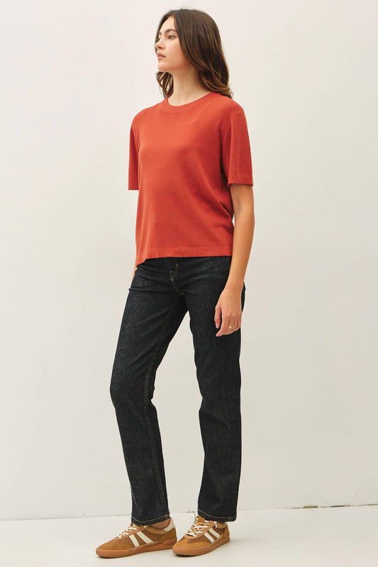 Rita Short Sleeve Sweater